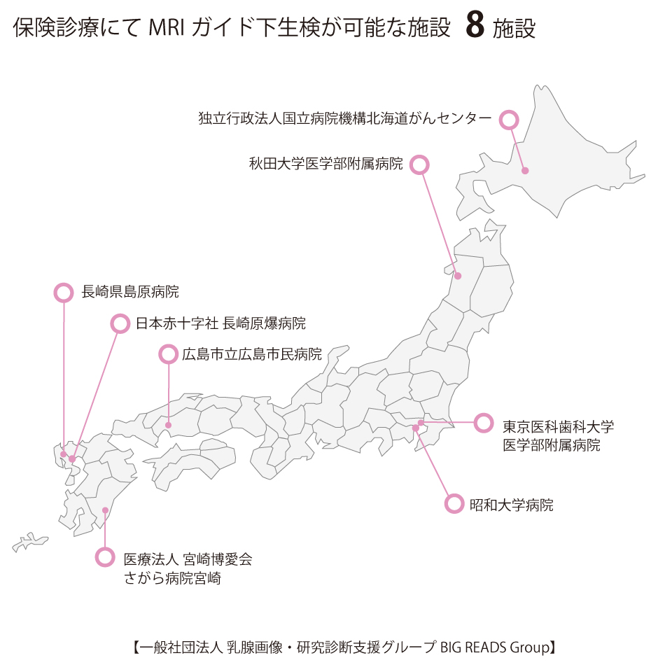 Mri生検の施行可能な施設一覧 一般社団法人 Big Reads